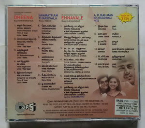 Dheena / Sammatham Tharuvala & Ennavale / A. R. Rahman Instrumental Hits ( Pack of 2 CDs )
