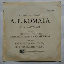 A . P . Komala ' Christian Song ' ( EP 45 RPM )
