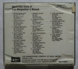 Memorable Duets Of Lata Mangeshkar & Mukesh