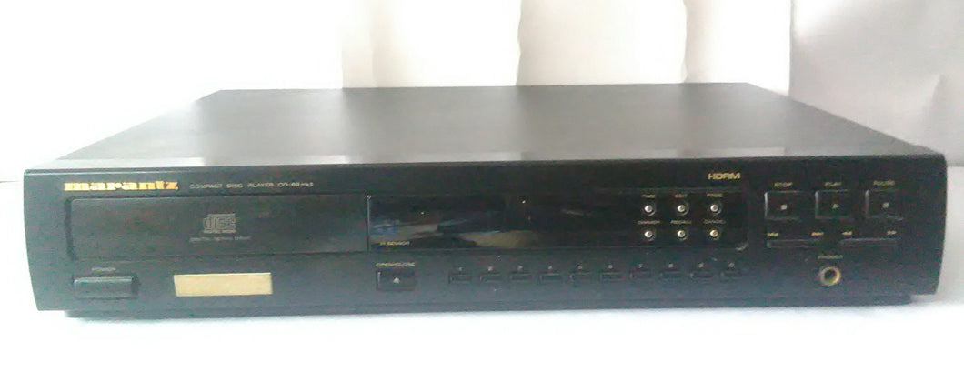 Marantz = Compact Disc Player : CD - 63 mk 2 ( K . J . Signature )