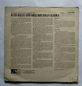 ( Sitar - Guitar Duet By ) - Rais Khan And Brij Bhushan Kabra