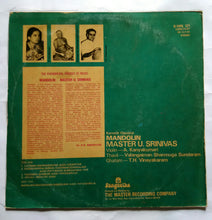 Mandolin Master U. Srinivas