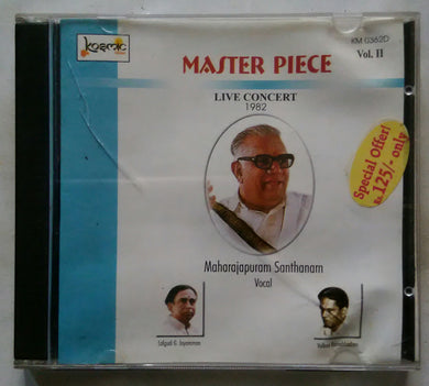 Master Piece ( Live Concert 1982 Maharajapuram Santhanam Vocal - Vol:2 )