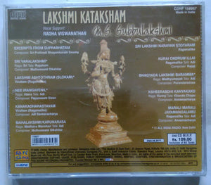Lakshmi Kataksham ( M. S. Subbulakshmi -  Vocal Support Radha Viswanathan )