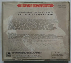 ( The Golden Collection ) Commemorating The 80 th Birthday Of Smt. M. S. Subbulakshmi