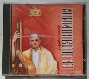 Sangeetha Kalanidhi G. N. Balasubramaniam Classical Live Concert