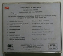Swagatham Krishna - Padmashree Dr K. J. Yesudas
