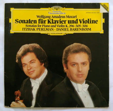 Wolfhang Amadens Mozart ( 1756 - 1791 ) Sonatas For Plano & Violin K . 296-305-306