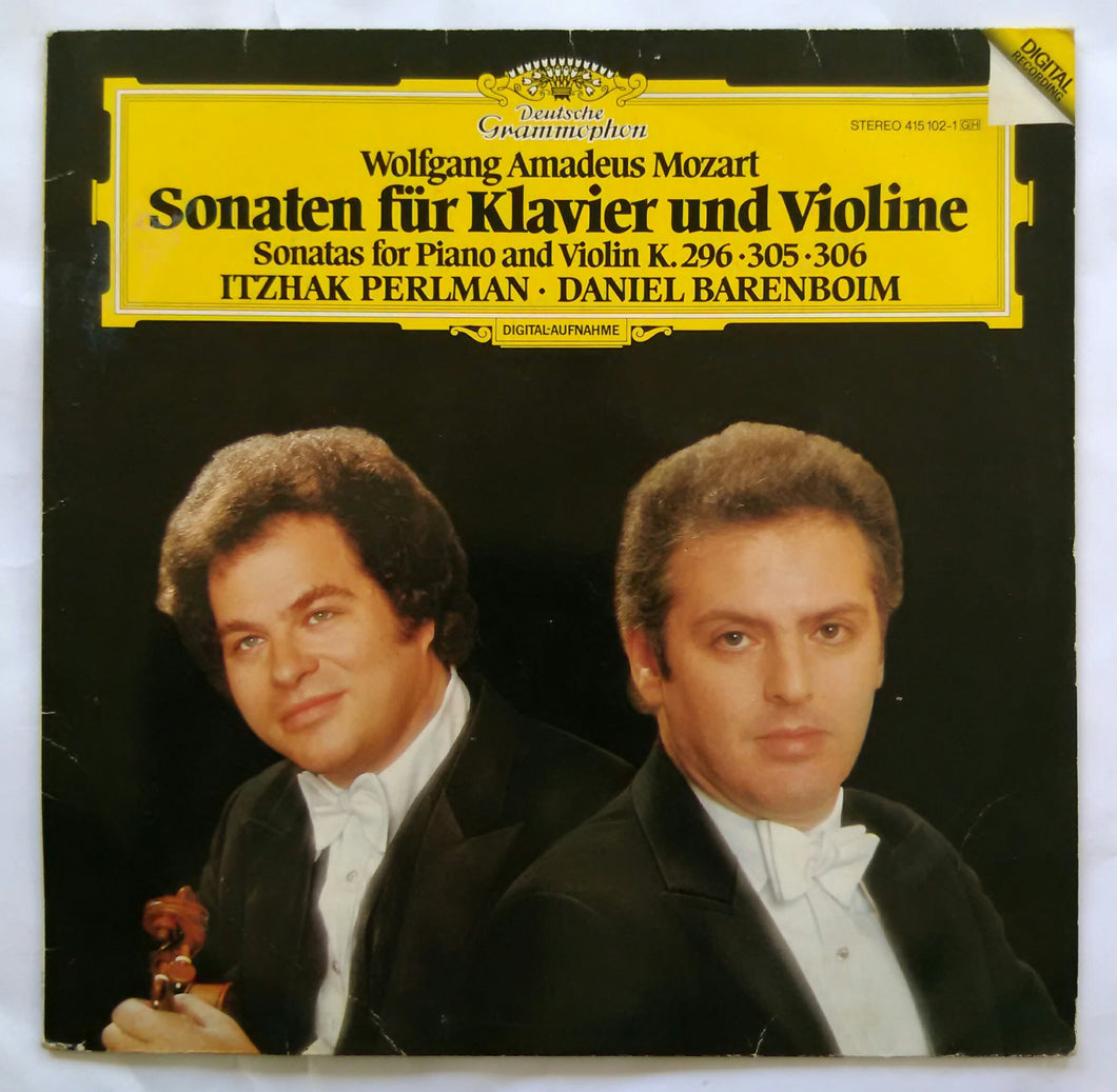 Wolfhang Amadens Mozart ( 1756 - 1791 ) Sonatas For Plano & Violin K . 296-305-306