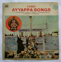Lord Ayyappan Songs " M. L. Vasanthakumari, S. Janaki, P. Susheela, S.P. Balasubramaniam, K.Veeramani, T. L. Maharajan " Tamil