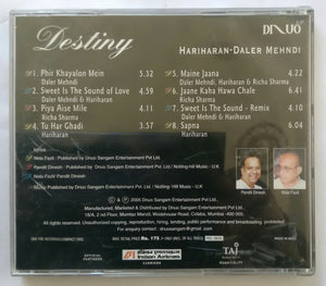 Destiny ( Hariharan - Daler Mehndi )