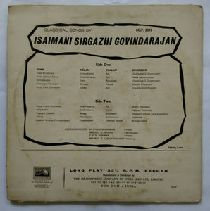 Classical Songs by Isaimani Sirgazhi Govindarajan