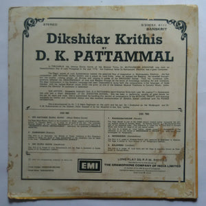 Dikshitar Krithis By D. K. Pattammal