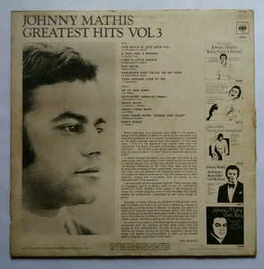 Johnny Mathis Greatest Hits Vol III
