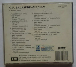 G. N. Balasubramaniam ( Carnatic Vocal )