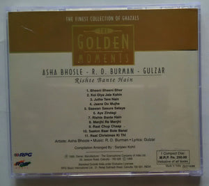 Golden Moments - Asha Bhosle , R.D.Burma , Gulzar " The Finest Collection Of Ghazals "
