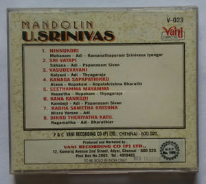 Mandolin U. Srinivas " Vani "