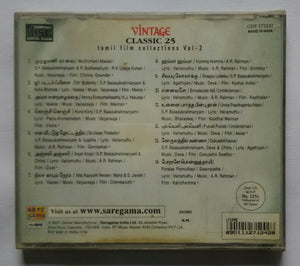 Vintage Classic 25 " Best Songs Of 1976 to 2001 " Tamil Film Collections Vol :2