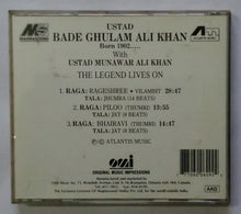 Ustad Ghulam Ali Khan " Born 1902 " With Ustad Munawar Ali Khan - The Legend Lives No