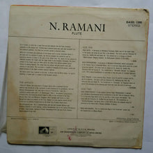 N. Ramani - Flute "LP,33/ RPM" ( EASD. 1390 )