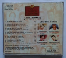 The Golden Collection ' Sahir Ludhianvi ' The Poetic Genius