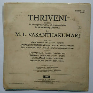 Thriveni - Songs Of Sri Thiyagarajaswami , Sri Syamasastrigal , Sri Muthuswamy Dikshithar By M. L. Vasanthakumari