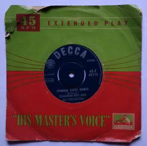 Edmundo Ros & His Orchestra - The Blue Danube " Strauss , Arr . Ros , Hanmer " Spanish Gipsy Dance " Marqulna " ( EP 45 RPM )