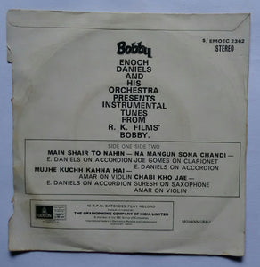 Bobby - Enoch Daniels And His Orchestra Presents Tunes From R. K. Film's Bobby