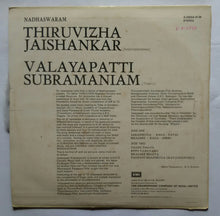 Jaishankar & Valayapatti " Nadhaswaram & Thavil "