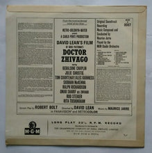 Doctor Zhivago " The Original Sound Track Album " Music Composed And Conduucted By Maurice Jarre