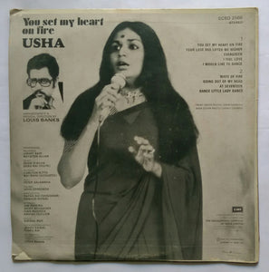 Usha " You Set My Heart On Fire "
