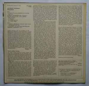 The Produced by Steven E. Paul - Anthony Newman Harpsichord " Bach : Italian Concerto and Chromatic Fantasy and Fugue * Haydn : Sonata No. 33• Newman : Chimaeras 1 & 2