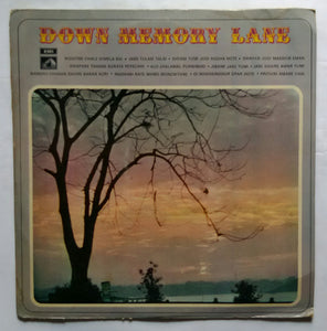 Down Memory Lane " Bengali Modern songs "