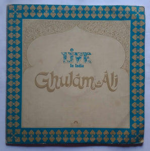 Live In India Ghulam Ali " Urdu Ghazals LP 1&2 "