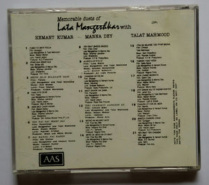 Memorable Duets Of Lata Mangeshkar With Hemant Kumar , Talat Mahmood , Manna Dey .
