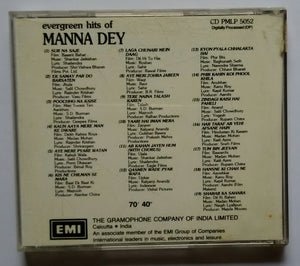 Evergreen Hits Of Manna Dey