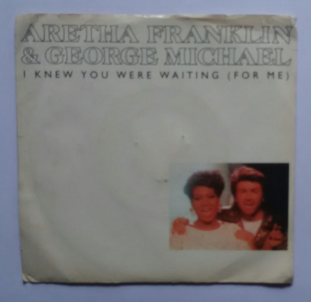 Aretha Franklin & George Michael - I Knew You Were Waiting ( For Me ) ( EP , 45 RPM )