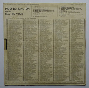 " Papa " Burlington & His Electric Violin
