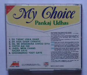 My Choice Pankaj Udhas Vol -2 " Ghazals "