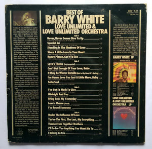 Best Of Barry White " Love Unlimited & Love Unlimited Orchestra " LP 1&2