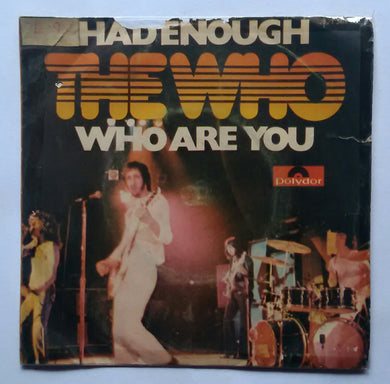 The Who ( STD Play ,45 RPM )