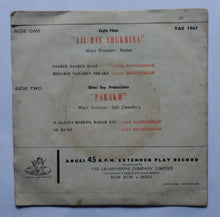 Aji Bas Shukriya / Parakh ( EP , 45 RPM )