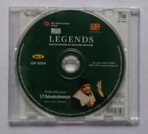 Legends : Maestro Melodies In A Milestone Collection ( Padmabhushan S. P. Balasubramanyam Tamil Film Songs ) Vol : 3