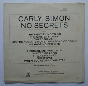 Carly Simon - No Secrets