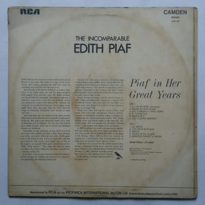 The Incomparable - Edith Piaf