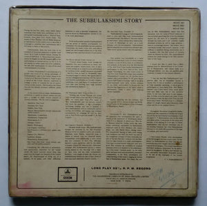 Subbulakshmi " An album of her United Nations concert recorded live in New York on Sunday 23rd October 1966. " Set of Three Records