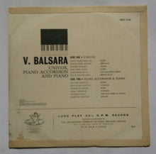 V. Balsara - Piano Accordion And Univox " Instrumental Version Film Tunes "