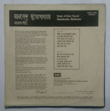Songs Of Kazi Nazrul - Manabendra Mukherjee " Bengali "