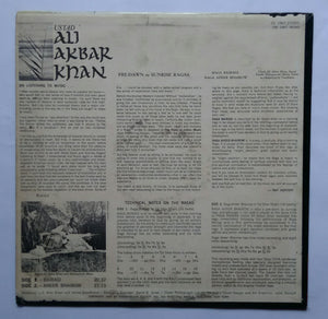 Ustad Ali Akbar Khan - Pre-Dawn To Raga Aheer Bharow " Ustad Ali Akbar Khan ( Sarod ) Pandit Mahapurush Misra ( Tabla )