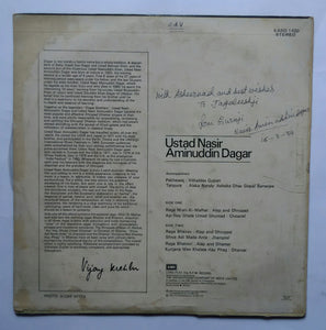 Ustad Nasir Aminuddin Dagar " Classical Vocal "